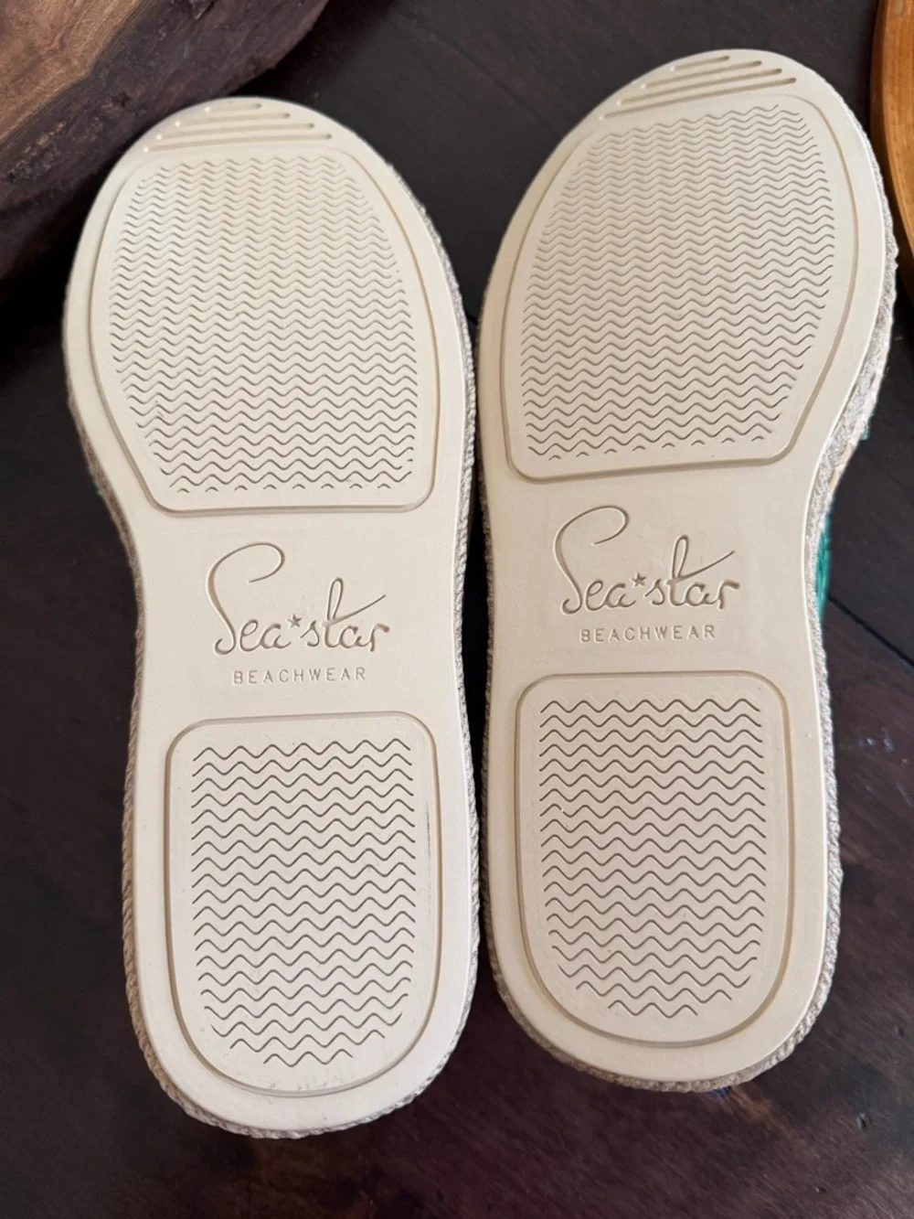 Sea Star Beachwear Green Tropical Slip-On Shoes